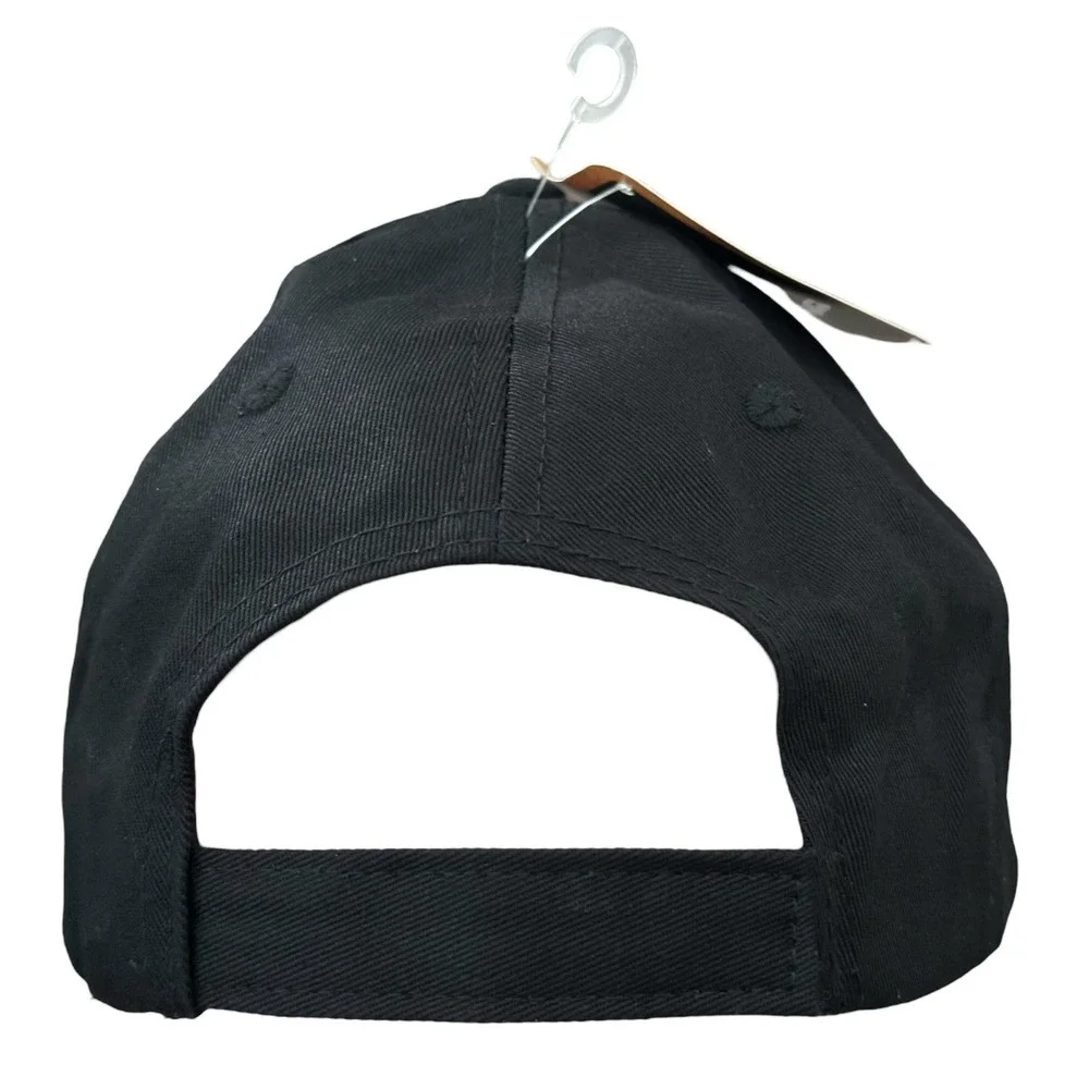 Jurassic World Dominion Hat Black Baseball Cap Movie Promo‎ NWT Adjustable
